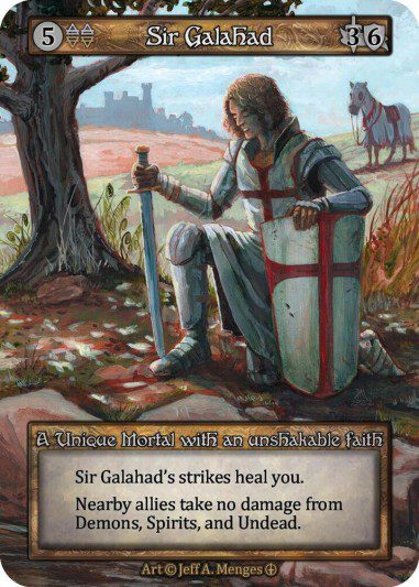 その他 Sir Galahad Foil Sorcery TCG Sir Galahad (foil AL) Un. - Trolls of the Realm